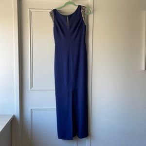 Navy Aidan Mattox size 2 gown